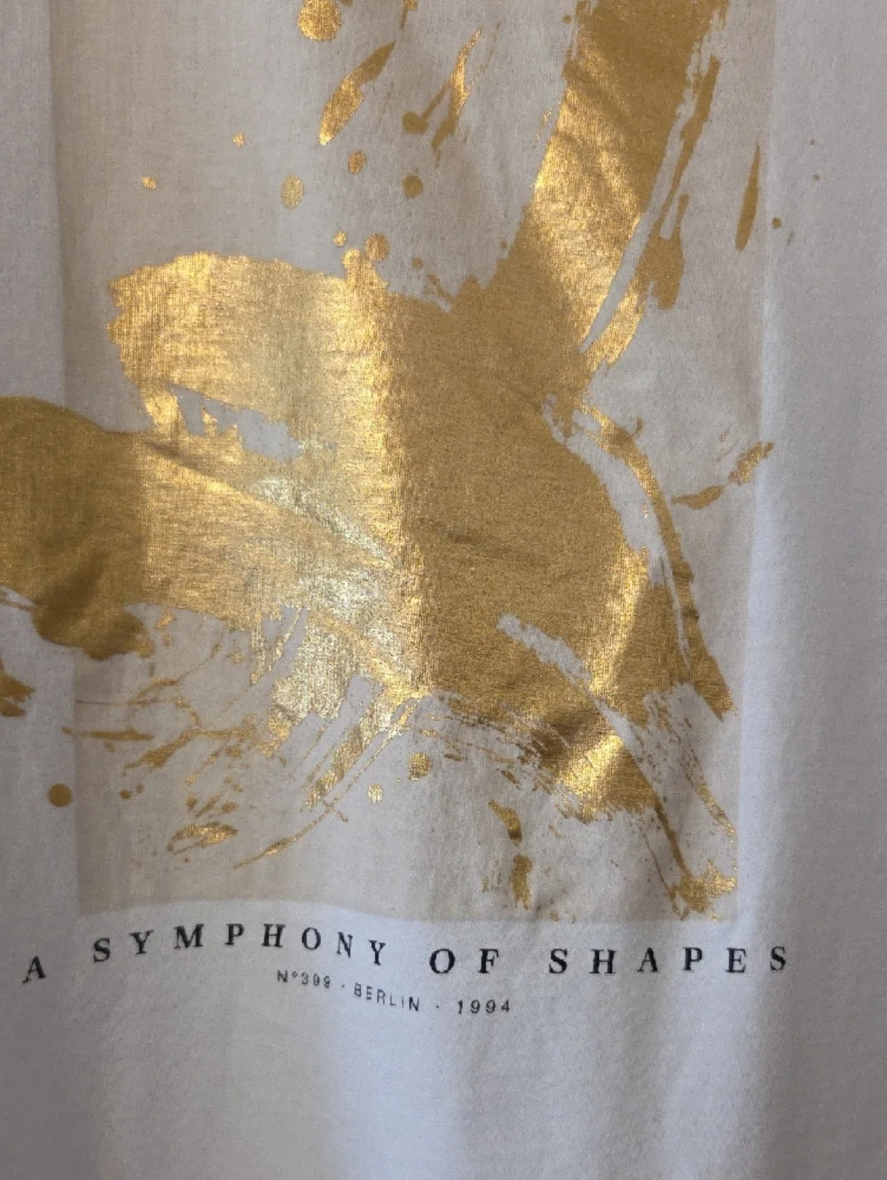 Zara Metallic Print T-Shirt - Picture 2 of 7